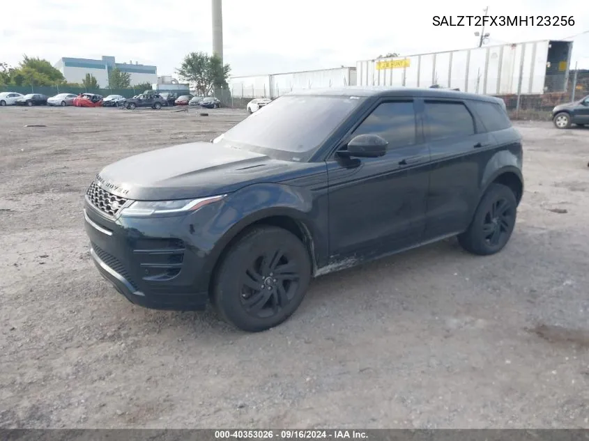 2021 Land Rover Range Rover Evoque R-Dynamic S VIN: SALZT2FX3MH123256 Lot: 40353026