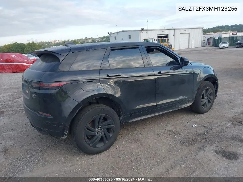 2021 Land Rover Range Rover Evoque R-Dynamic S VIN: SALZT2FX3MH123256 Lot: 40353026