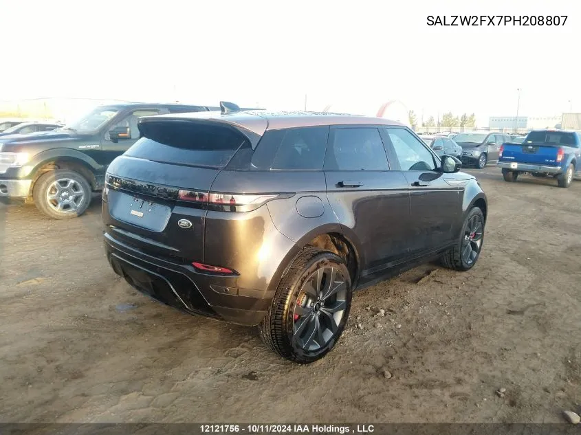 2023 Land Rover Range Rover Evoque VIN: SALZW2FX7PH208807 Lot: 12121756