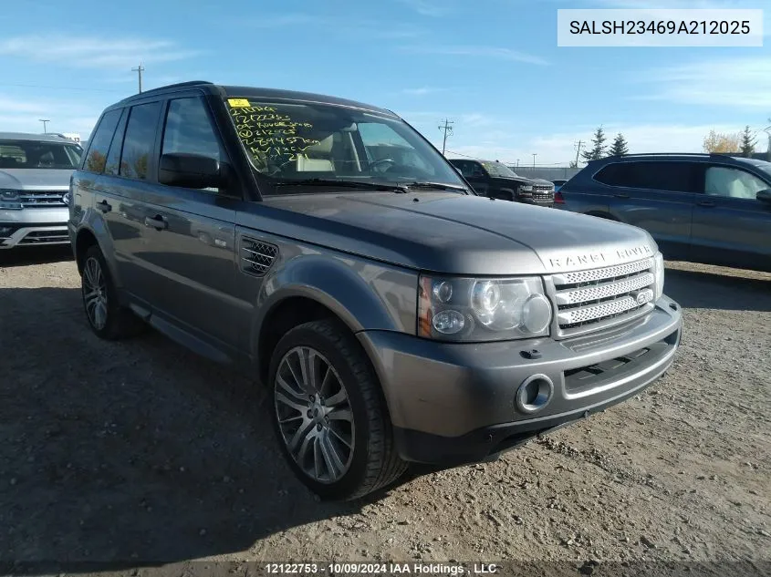 2009 Land Rover Range Rover Sport VIN: SALSH23469A212025 Lot: 12122753