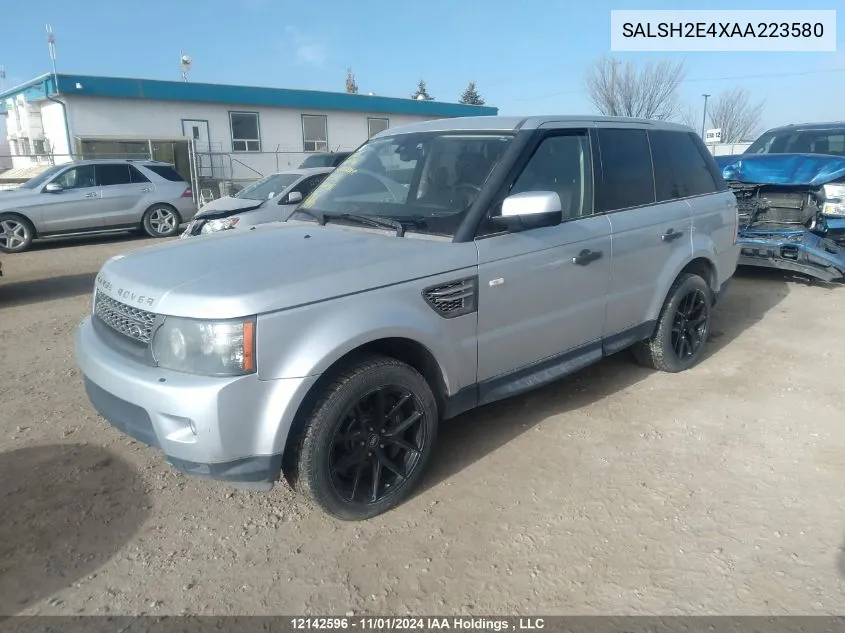 2010 Land Rover Range Rover Sport VIN: SALSH2E4XAA223580 Lot: 12142596