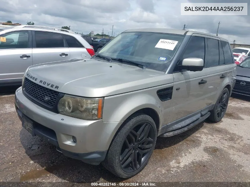 2010 Land Rover Range Rover Sport Hse VIN: SALSK2D44AA256237 Lot: 40252145