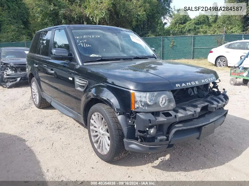 SALSF2D49BA284587 2011 Land Rover Range Rover Sport Hse