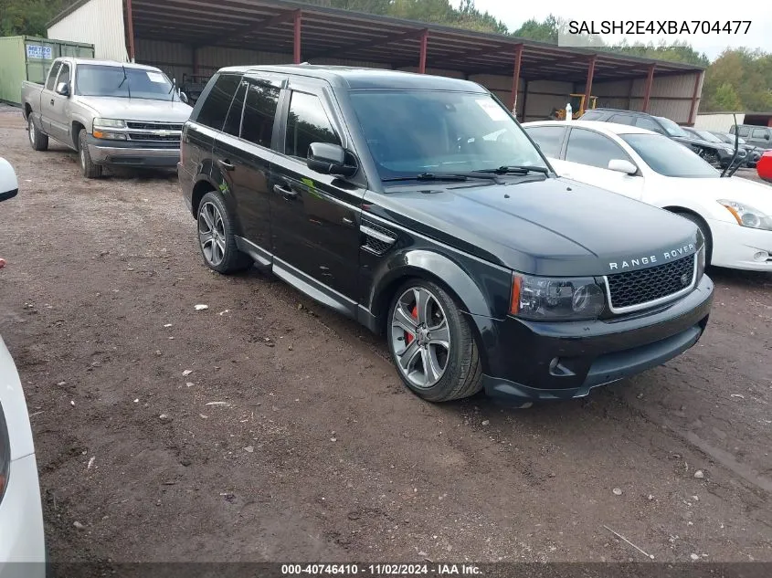 2011 Land Rover Range Rover Sport Supercharged VIN: SALSH2E4XBA704477 Lot: 40746410