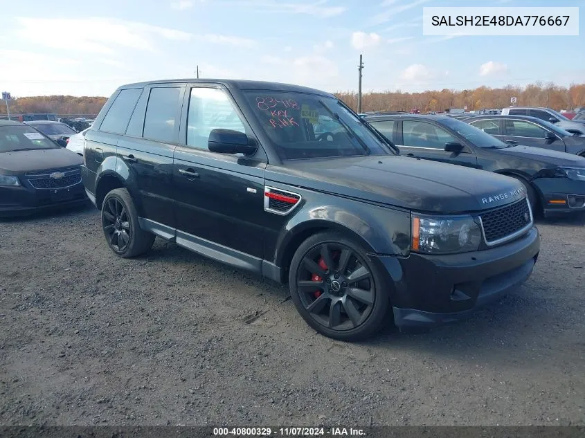 2013 Land Rover Range Rover Sport Supercharged VIN: SALSH2E48DA776667 Lot: 40800329