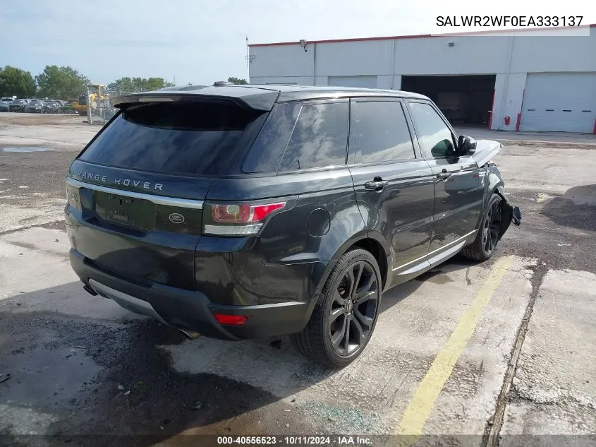 SALWR2WF0EA333137 2014 Land Rover Range Rover Sport 3.0L V6 Supercharged Hse