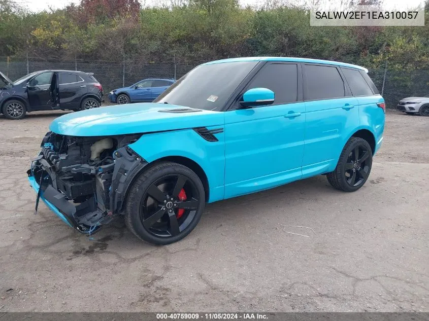 2014 Land Rover Range Rover Sport 5.0L V8 Supercharged Autobiography VIN: SALWV2EF1EA310057 Lot: 40759009