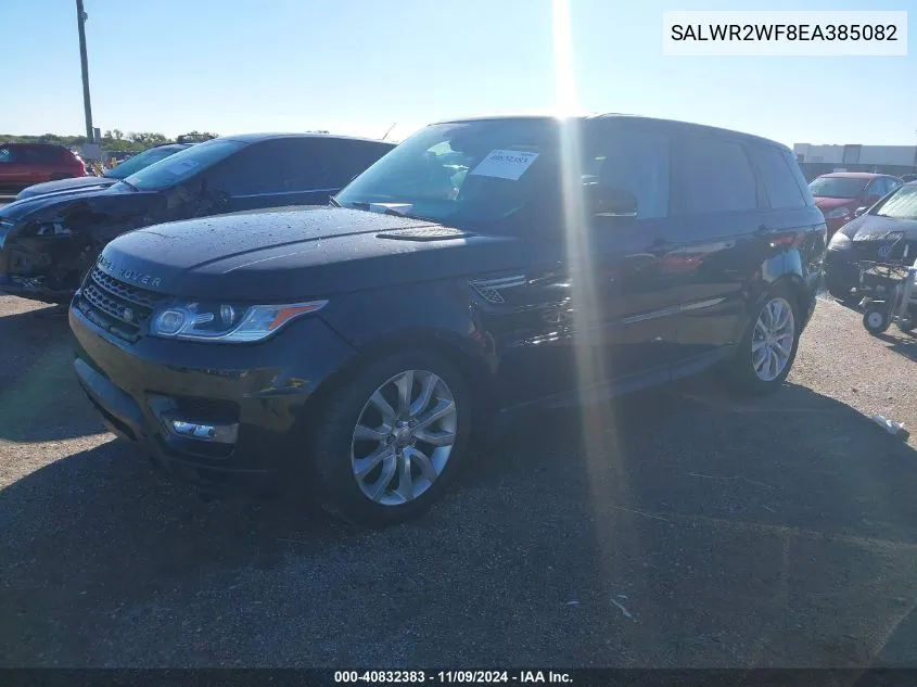 2014 Land Rover Range Rover Sport 3.0L V6 Supercharged Hse VIN: SALWR2WF8EA385082 Lot: 40832383