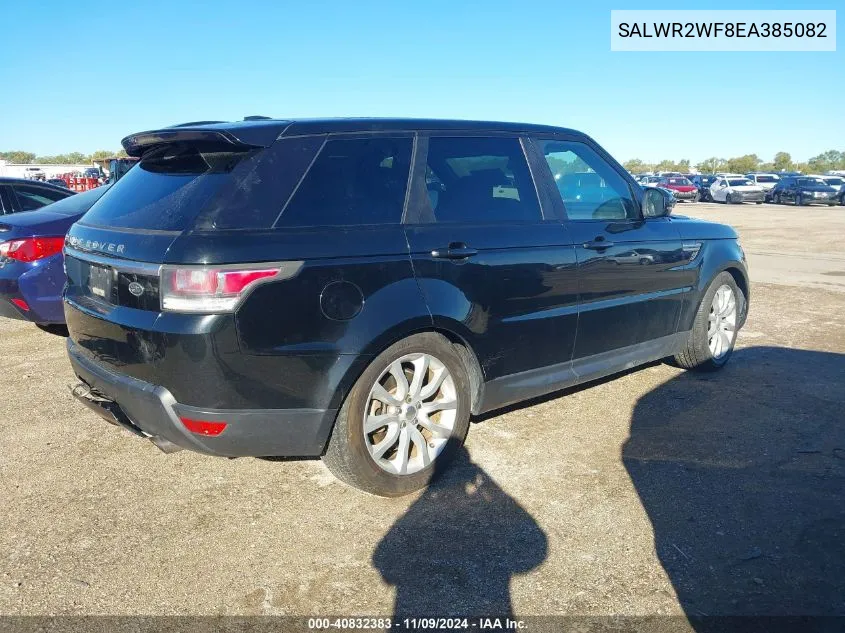 2014 Land Rover Range Rover Sport 3.0L V6 Supercharged Hse VIN: SALWR2WF8EA385082 Lot: 40832383