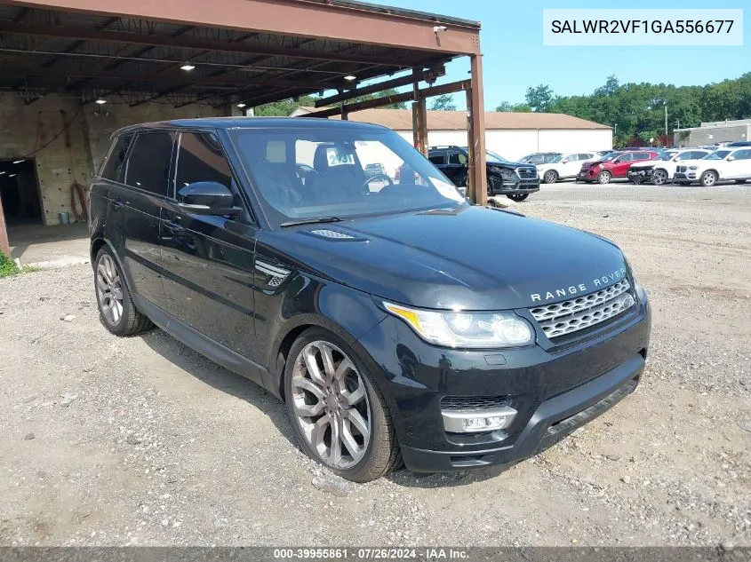 2016 Land Rover Range Rover Sport 3.0L V6 Supercharged Hse VIN: SALWR2VF1GA556677 Lot: 39955861