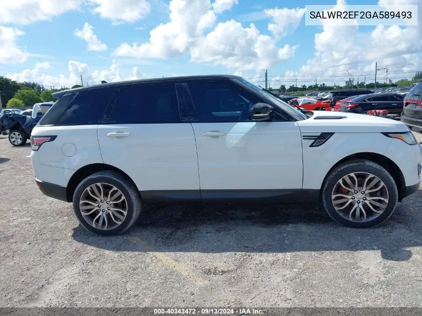 SALWR2EF2GA589493 2016 Land Rover Range Rover Sport Sc