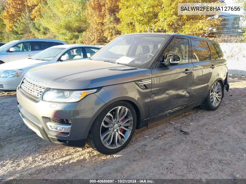 2017 Land Rover Range Rover Sport Sc VIN: SALWR2FE8HA127656 Lot: 40650897