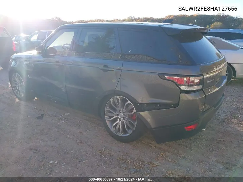 2017 Land Rover Range Rover Sport Sc VIN: SALWR2FE8HA127656 Lot: 40650897