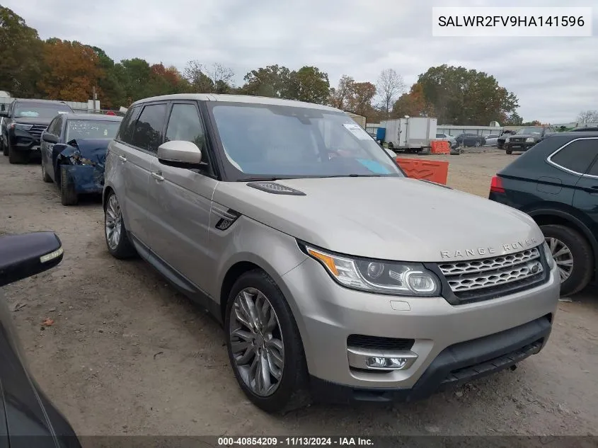 2017 Land Rover Range Rover Sport 3.0L V6 Supercharged Hse VIN: SALWR2FV9HA141596 Lot: 40854209