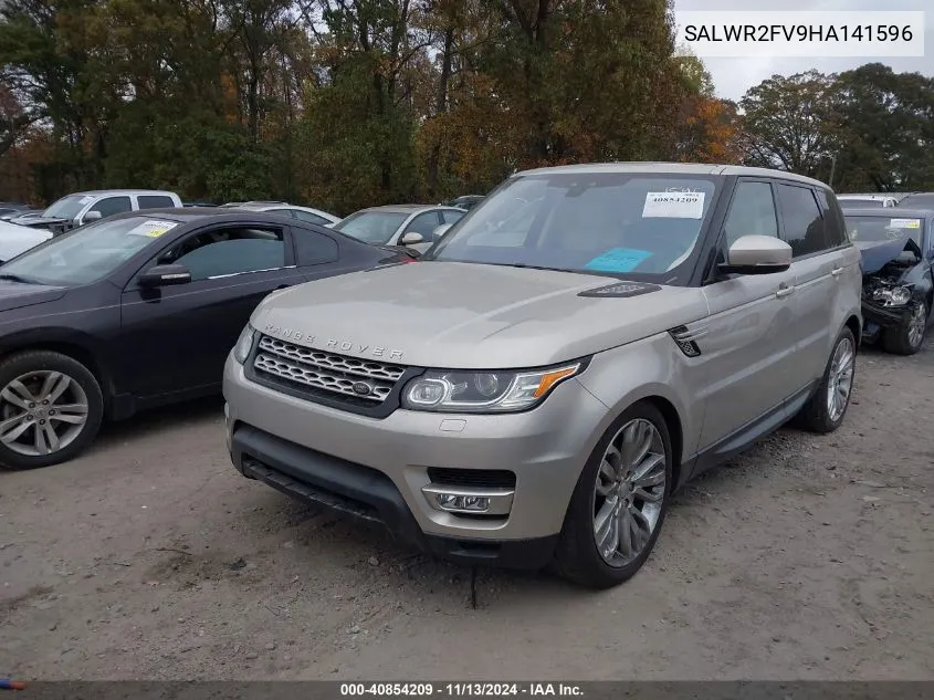 2017 Land Rover Range Rover Sport 3.0L V6 Supercharged Hse VIN: SALWR2FV9HA141596 Lot: 40854209