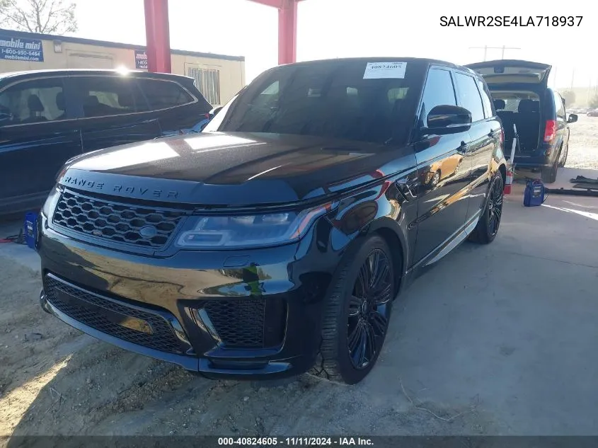 2020 Land Rover Range Rover Sport Hse Dynamic VIN: SALWR2SE4LA718937 Lot: 40824605