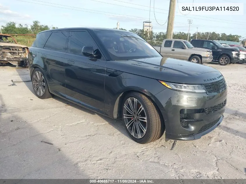 2023 Land Rover Range Rover Sport Se Dynamic VIN: SAL1L9FU3PA114520 Lot: 40685717