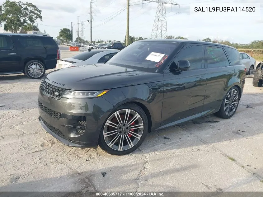 2023 Land Rover Range Rover Sport Se Dynamic VIN: SAL1L9FU3PA114520 Lot: 40685717