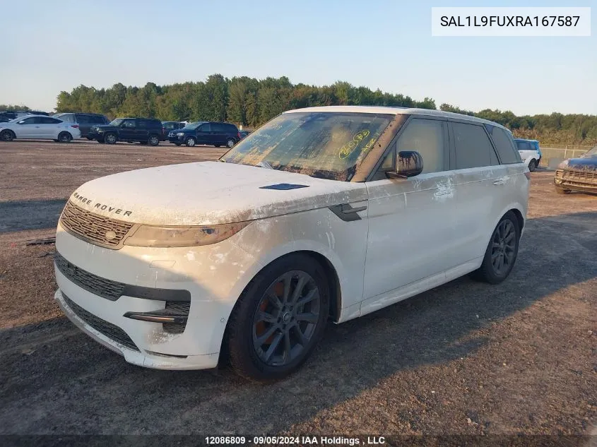 2024 Land Rover Range Rover Sport Dynamic Se VIN: SAL1L9FUXRA167587 Lot: 12086809