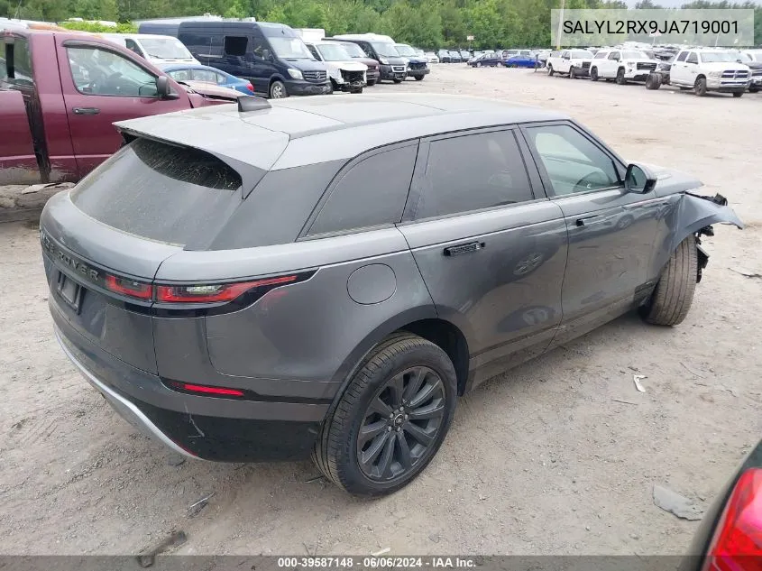 2018 Land Rover Range Rover Velar P250 Se R-Dynamic VIN: SALYL2RX9JA719001 Lot: 39587148