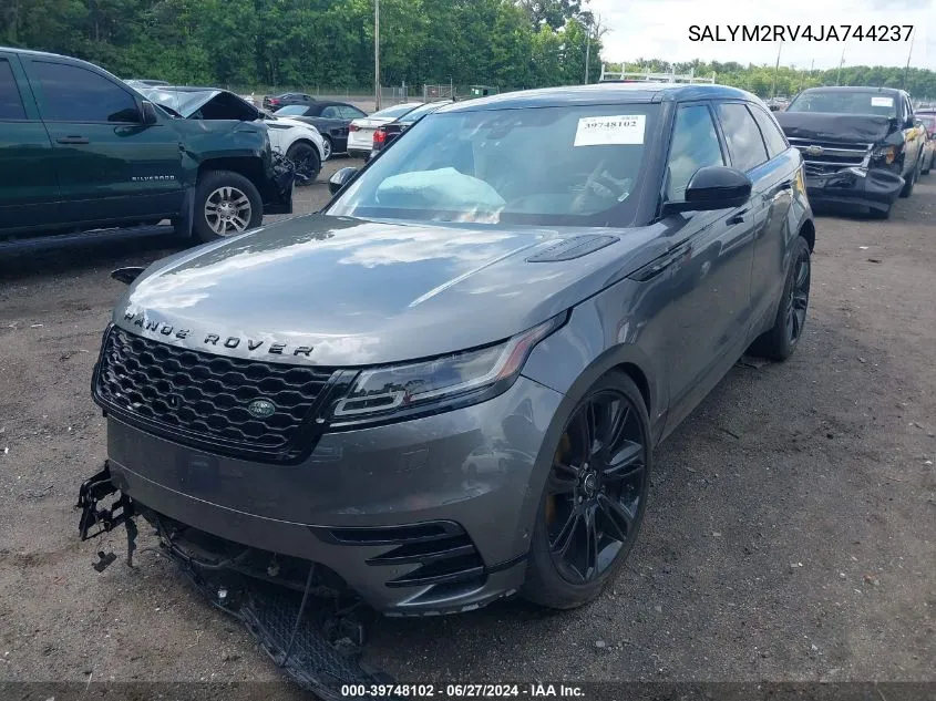 2018 Land Rover Range Rover Velar P380 First Edition/P380 Hse R-Dynamic VIN: SALYM2RV4JA744237 Lot: 39748102