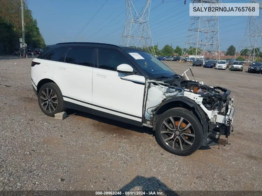 2018 Land Rover Range Rover Velar D180 S VIN: SALYB2RN0JA765768 Lot: 39963248