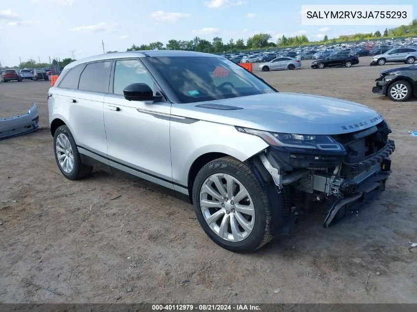 2018 Land Rover Range Rover Velar P380 First Edition/P380 Hse R-Dynamic VIN: SALYM2RV3JA755293 Lot: 40112979