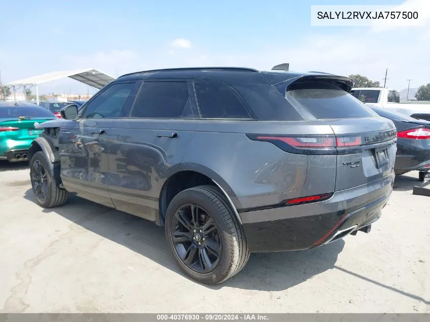 2018 Land Rover Range Rover Velar P380 Se R-Dynamic VIN: SALYL2RVXJA757500 Lot: 40376930