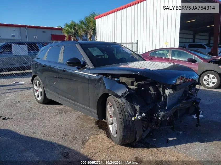 2018 Land Rover Range Rover Velar P380 S VIN: SALYB2RV5JA754314 Lot: 40652724