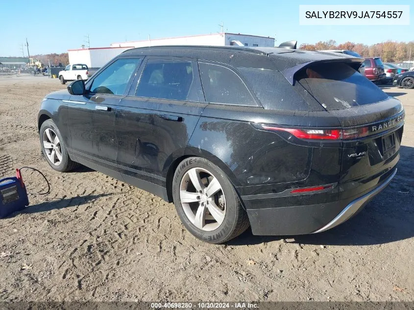 2018 Land Rover Range Rover Velar P380 S VIN: SALYB2RV9JA754557 Lot: 40698280