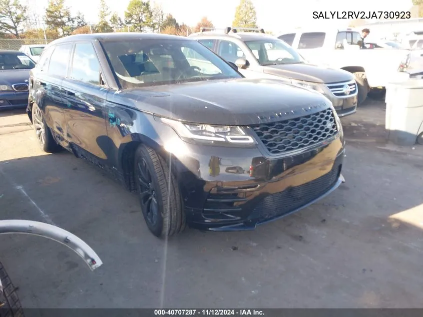 2018 Land Rover Range Rover Velar P380 Se R-Dynamic VIN: SALYL2RV2JA730923 Lot: 40707287