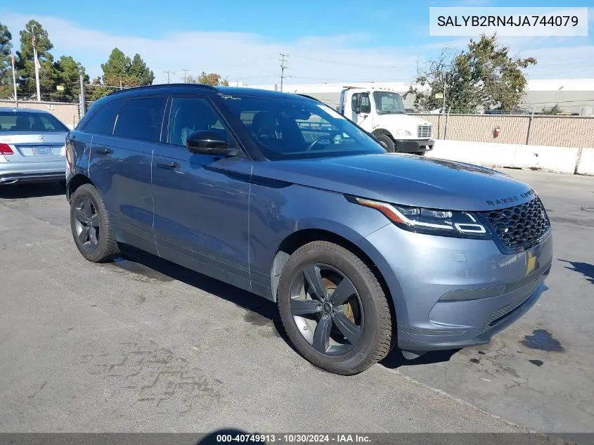 2018 Land Rover Range Rover Velar D180 S VIN: SALYB2RN4JA744079 Lot: 40749913