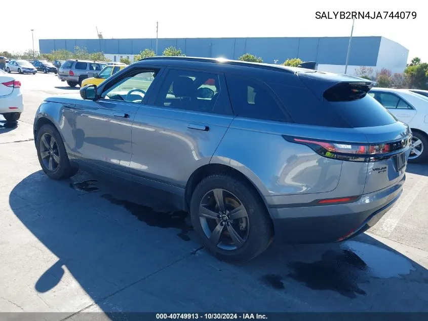 2018 Land Rover Range Rover Velar D180 S VIN: SALYB2RN4JA744079 Lot: 40749913