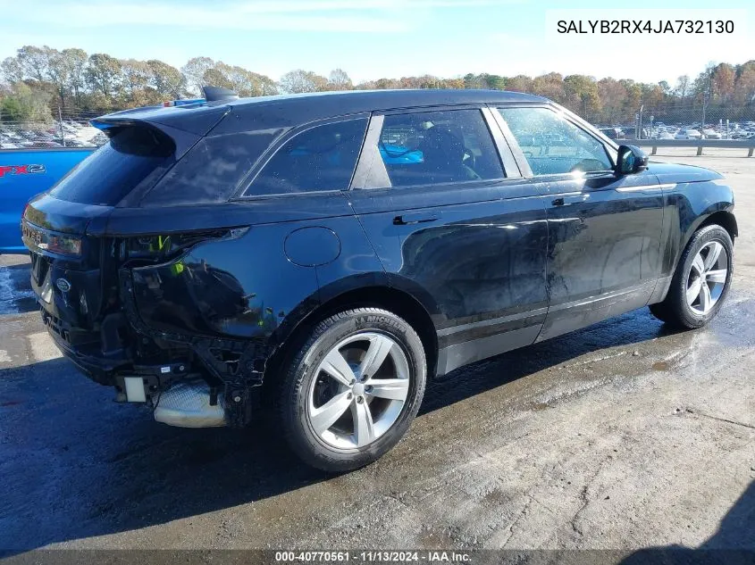 2018 Land Rover Range Rover Velar P250 S VIN: SALYB2RX4JA732130 Lot: 40770561