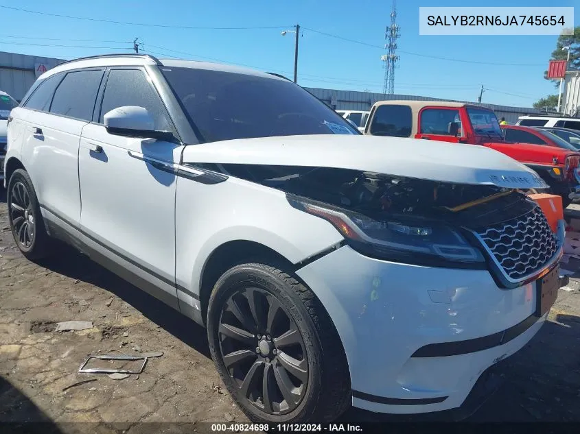 2018 Land Rover Range Rover Velar D180 S VIN: SALYB2RN6JA745654 Lot: 40824698