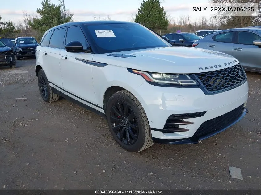 2018 Land Rover Range Rover Velar P250 Se R-Dynamic VIN: SALYL2RXXJA706225 Lot: 40856460