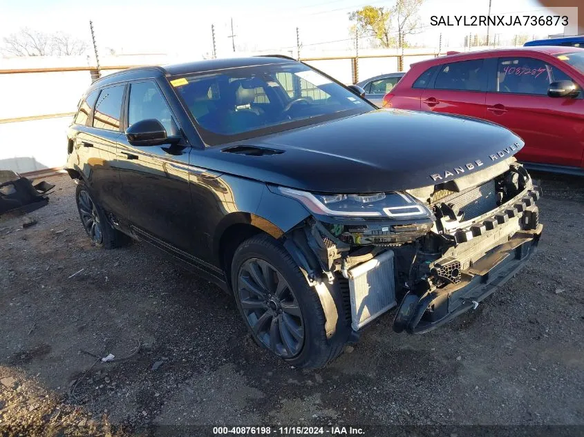 2018 Land Rover Range Rover Velar D180 Se R-Dynamic VIN: SALYL2RNXJA736873 Lot: 40876198