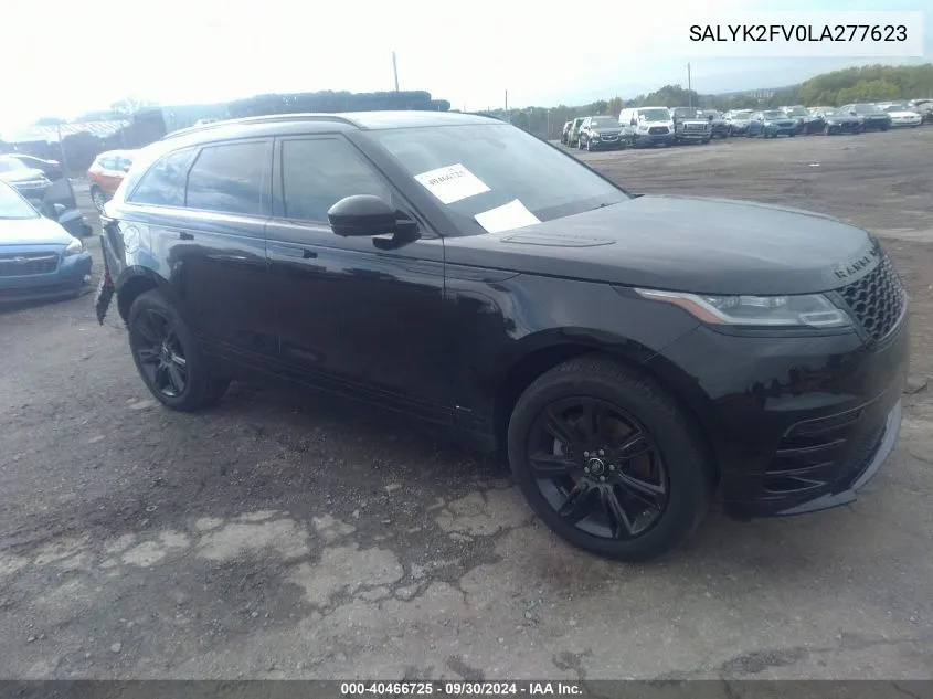 2020 Land Rover Range Rover Velar P340 R-Dynamic S VIN: SALYK2FV0LA277623 Lot: 40466725