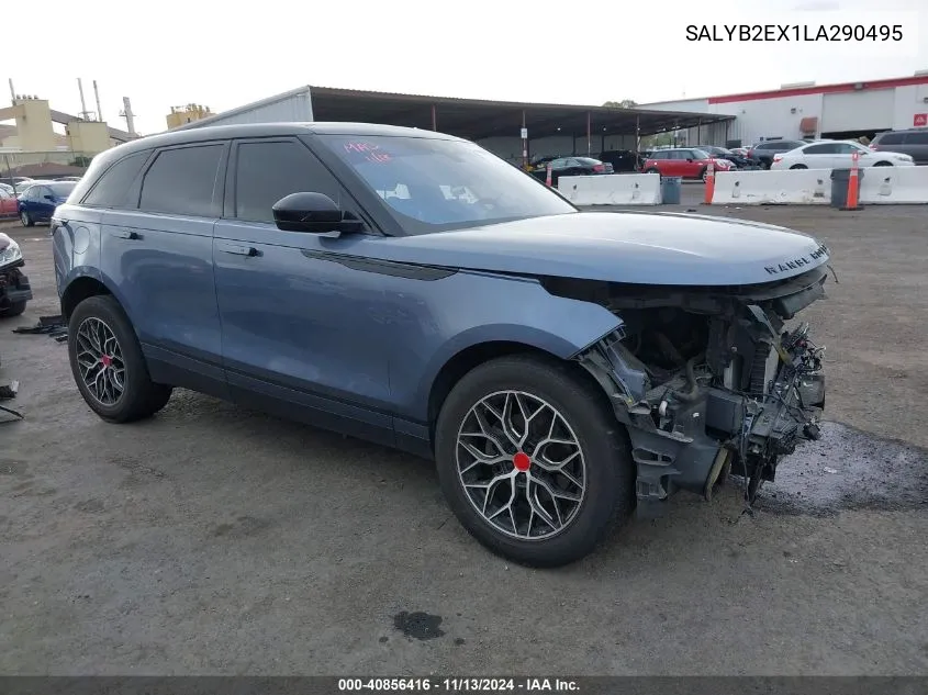 2020 Land Rover Range Rover Velar P250 S VIN: SALYB2EX1LA290495 Lot: 40856416