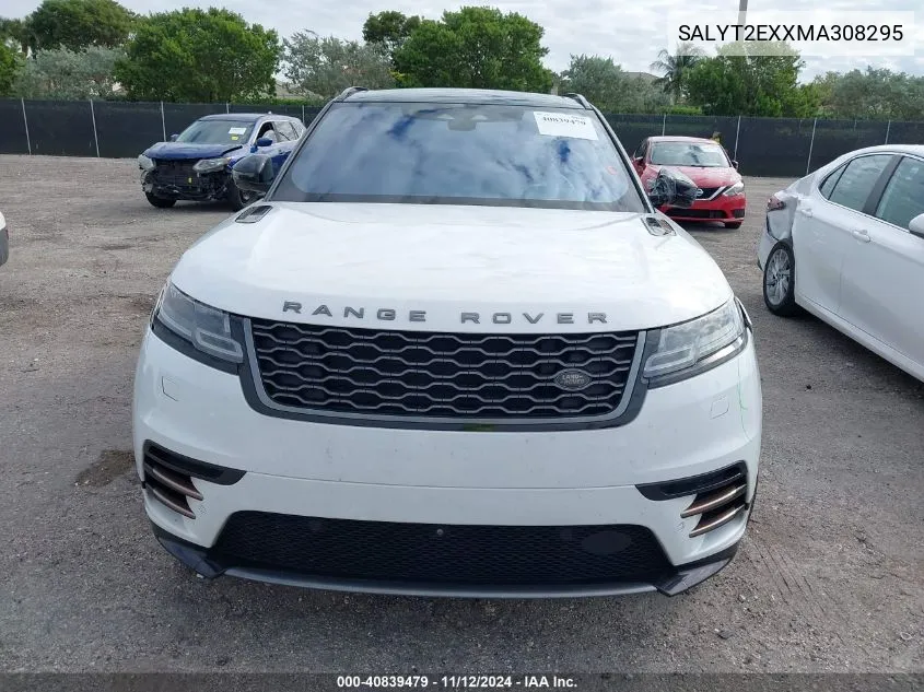 2021 Land Rover Range Rover Velar P250 R-Dynamic S VIN: SALYT2EXXMA308295 Lot: 40839479