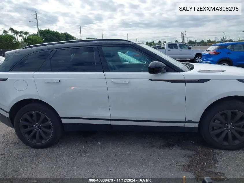 2021 Land Rover Range Rover Velar P250 R-Dynamic S VIN: SALYT2EXXMA308295 Lot: 40839479