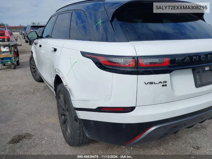 2021 Land Rover Range Rover Velar P250 R-Dynamic S VIN: SALYT2EXXMA308295 Lot: 40839479