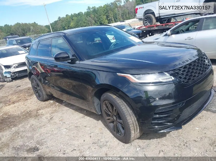 2022 Land Rover Range Rover Velar P250 R-Dynamic S VIN: SALYT2EX7NA330157 Lot: 40550411