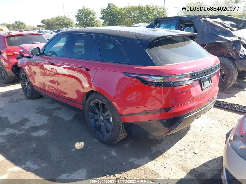 W0L0SDL68E4020077 2023 Land Rover Range Rover Velar P250 R-Dynamic S