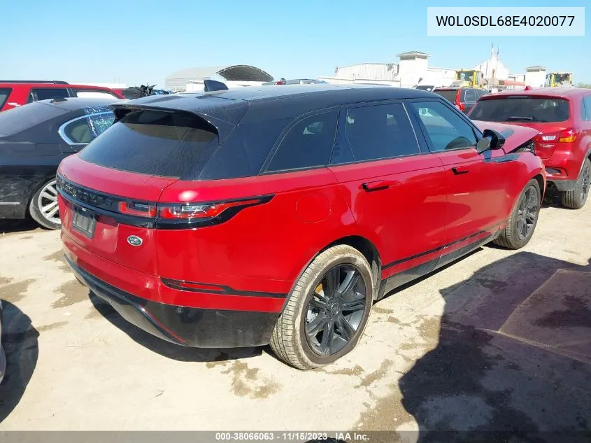 2023 Land Rover Range Rover Velar P250 R-Dynamic S VIN: W0L0SDL68E4020077 Lot: 38066063