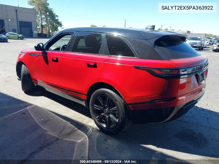 2023 Land Rover Range Rover Velar P250 R-Dynamic S VIN: SALYT2EX5PA363922 Lot: 40349499