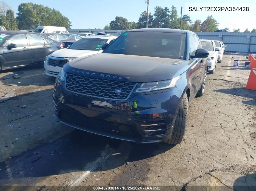 2023 Land Rover Range Rover Velar P250 R-Dynamic S VIN: SALYT2EX2PA364428 Lot: 40703814