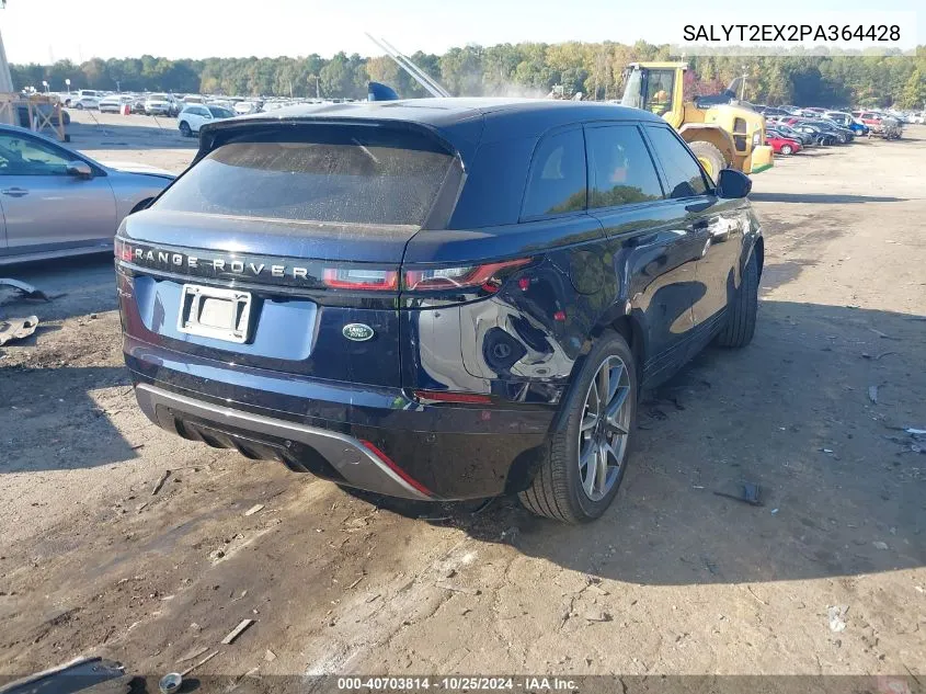 2023 Land Rover Range Rover Velar P250 R-Dynamic S VIN: SALYT2EX2PA364428 Lot: 40703814