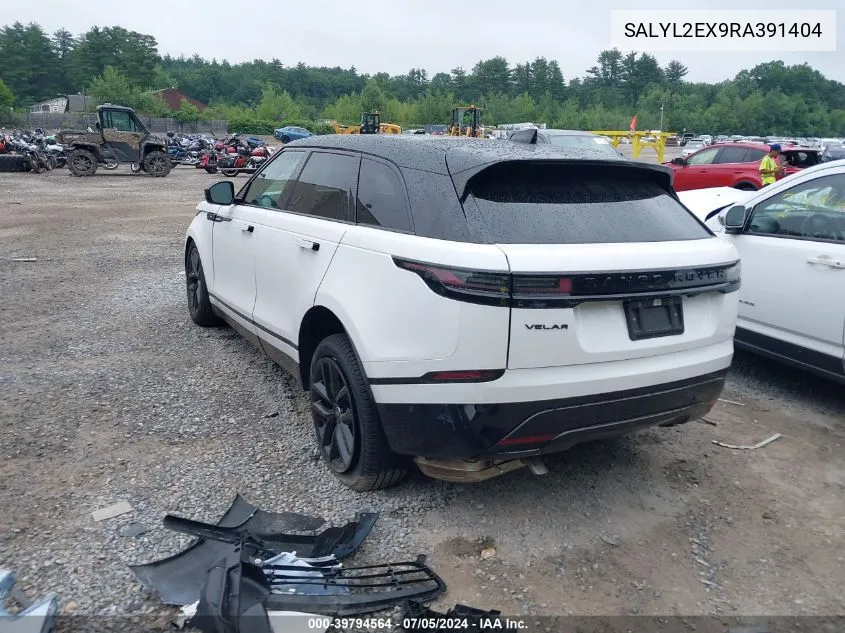 2024 Land Rover Range Rover Velar P250 Dynamic Se VIN: SALYL2EX9RA391404 Lot: 39794564