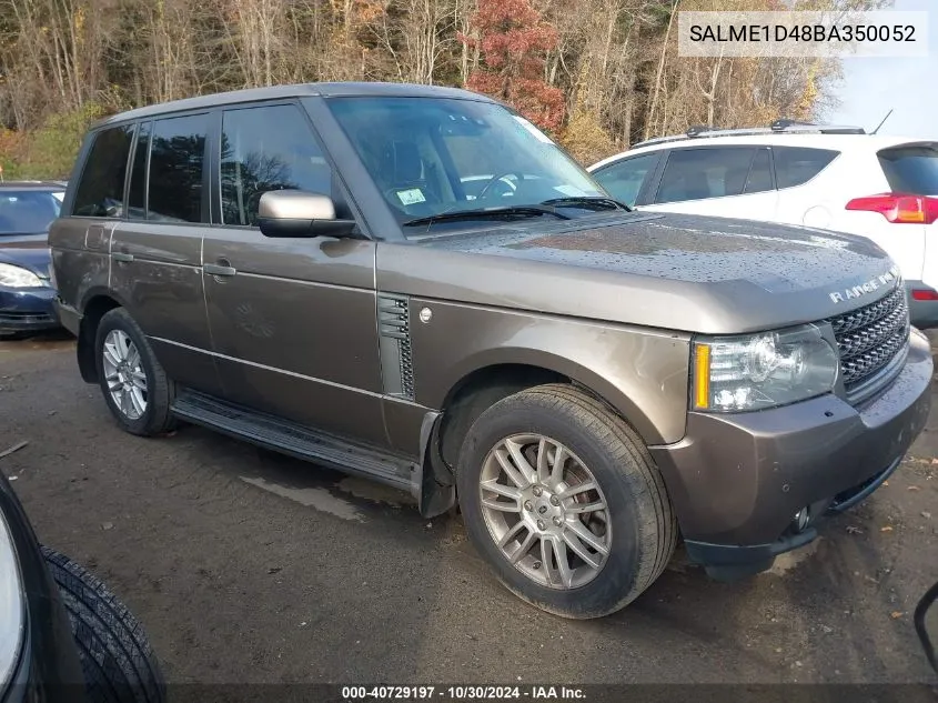 SALME1D48BA350052 2011 Land Rover Range Rover Hse